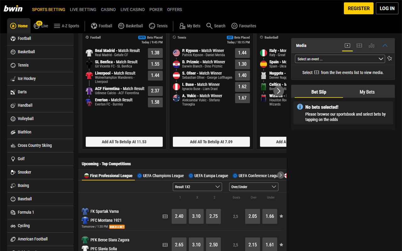 Bwin betting site Malta