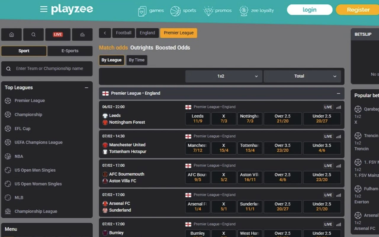 Playzee betting site Malta