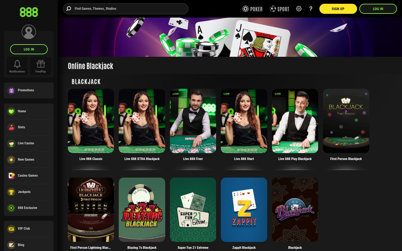 888casino blackjack Malta