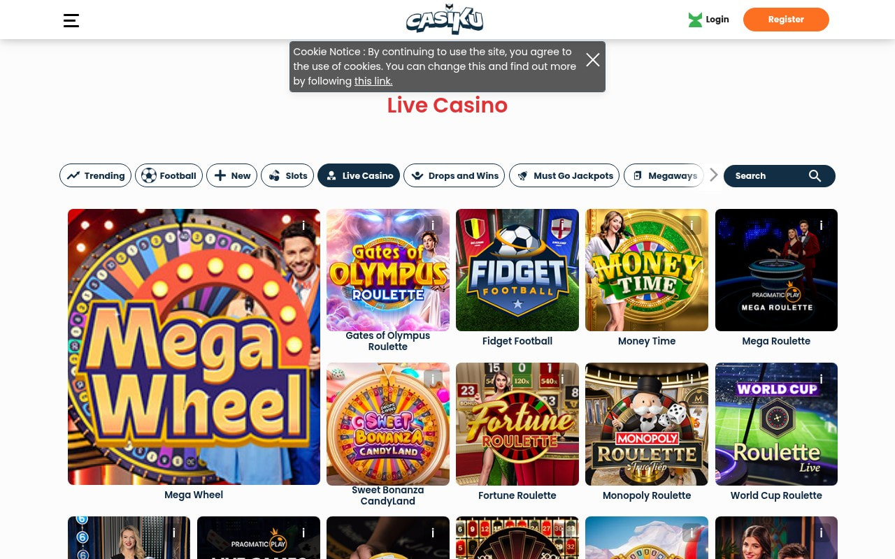 Casiku online roulette casino Malta lobby