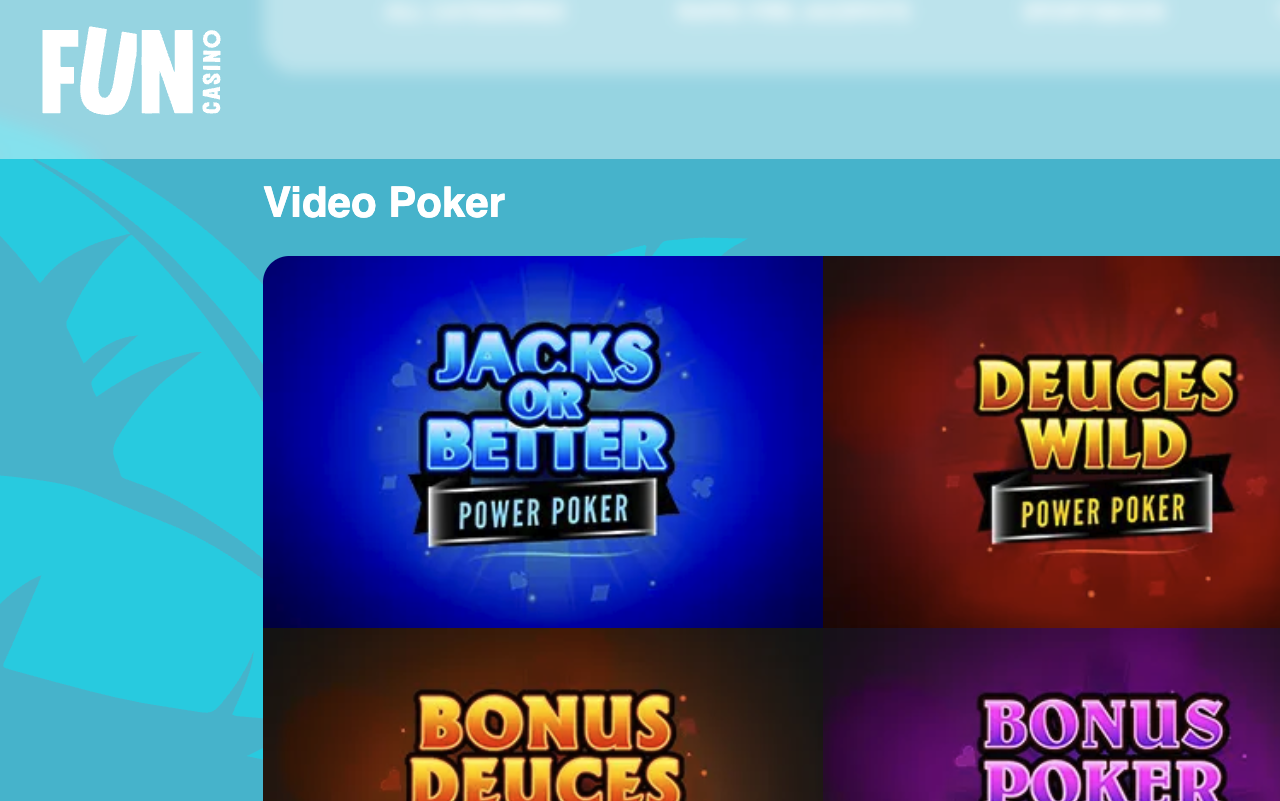 Fun Casino poker tables for Malta players