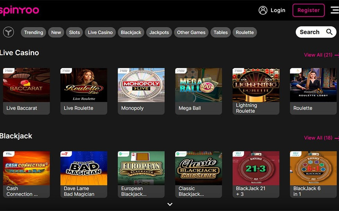 Spinyoo blackjack casino Malta